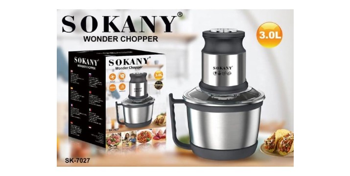 17,90€ από 29,90€ για ένα Πολυκόπτη Multi 800W με Δοχείο 3lt Sokany, με παραλαβή ή δυνατότητα πανελλαδικής αποστολής στο χώρο σας από την Idea Hellas στη Νέα Ιωνία.