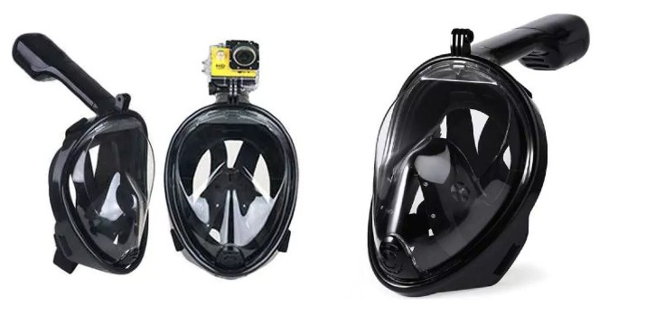 15,90€ από 39,90€ (-60%) για μία Full Face Snorkel Mask BLACK – Ολοπρόσωπη Μάσκα με Αναπνευστήρα και Βάση για Action Camera, με παραλαβή ή δυνατότητα πανελλαδικής αποστολής στο χώρο σας από το “Idea Hellas” στη Νέα Ιωνία.