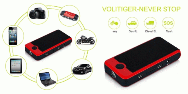 46,90€ για έναν Εκκινητή  Μπαταρίας –  PowerBank 12000mAh, με παραλαβή από την Idea Hellas και δυνατότητα πανελλαδικής αποστολής στο χώρο σας.Κωδ: 230.1426